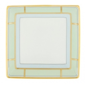 Ginori Diva Verde Square Change Tray - 5.3"